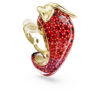 Idyllia Clip Earrings Red, Gold-Tone Plated Idyllia Clip Earrings Red, Gold-Tone Plated