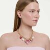 Idyllia Necklace Mixed Cuts, Heart, Key, Multicolored, Gold-Tone Plated Idyllia Necklace Mixed Cuts, Heart, Key, Multicolored, Gold-Tone Plated