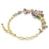 Idyllia Necklace Mixed Cuts, Pavé, Flower, Multicolored, Gold-Tone Plated Idyllia Necklace Mixed Cuts, Pavé, Flower, Multicolored, Gold-Tone Plated