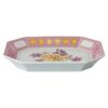 Idyllia Tray Porcelain, Crystal Print Motif, Flower, Large, Pink Idyllia Tray Porcelain, Crystal Print Motif, Flower, Large, Pink