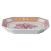 Idyllia Tray Porcelain, Crystal Print Motif, Flower, Small, Pink Idyllia Tray Porcelain, Crystal Print Motif, Flower, Small, Pink