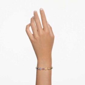 Imber Bracelet Mixed Cuts, Multicolored, Gold-Tone Plated