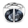 Lucent Cocktail Ring Gray, Rhodium Plated Lucent Cocktail Ring Gray, Rhodium Plated