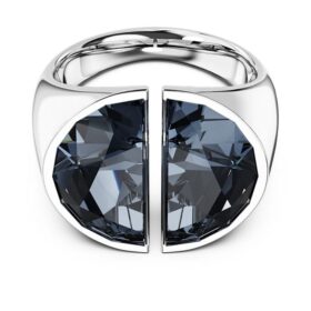Lucent Cocktail Ring Gray, Rhodium Plated
