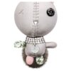 Mathilde Bag Charm Rabbit, Gray, Stainless Steel Mathilde Bag Charm Rabbit, Gray, Stainless Steel