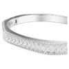 Matrix Bangle Baguette Cut, Octagon Shape, White, Rhodium Plated Matrix Bangle Baguette Cut, Octagon Shape, White, Rhodium Plated