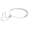 Matrix Bracelet Crystal Pearl, Round Cut, White, Rhodium Plated Matrix Bracelet Crystal Pearl, Round Cut, White, Rhodium Plated