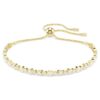 Matrix Bracelet Round Cut, White, Gold-Tone Plated