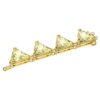 Matrix Extender Triangle Cut, Yellow, Gold-Tone Plated