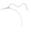 Matrix Necklace Gradient of Round Cuts, White, Rhodium Plated Matrix Necklace Gradient of Round Cuts, White, Rhodium Plated