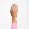 Matrix Ring Baguette Cut, Pink, Rose Gold-Tone Plated Matrix Ring Baguette Cut, Pink, Rose Gold-Tone Plated