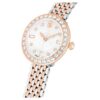 Matrix Tennis 7-Link Watch Swiss Made, Metal Bracelet, Rose Gold Tone, Mixed Metal Finish