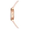 Matrix Tennis Chrono Watch Swiss Made, Leather Strap, Pink, Rose Gold-Tone Finish