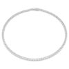 Matrix Tennis Necklace Round Cut, White, Rhodium Plated Matrix Tennis Necklace Round Cut, White, Rhodium Plated