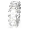 Matrix Vittore Ring Baguette Cut, White, Rhodium Plated