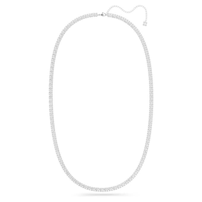 Millenia Belt Square Cut, White, Rhodium Plated Millenia Belt Square Cut, White, Rhodium Plated