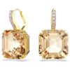 Millenia Drop Earrings Mixed Cuts, Caramel, Gold-Tone Plated Millenia Drop Earrings Mixed Cuts, Caramel, Gold-Tone Plated