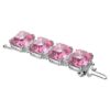 Millenia Extender Octagon Cut, Pink, Rhodium Plated Millenia Extender Octagon Cut, Pink, Rhodium Plated