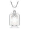 Millenia Pendant Octagon Cut, White, Rhodium Plated Millenia Pendant Octagon Cut, White, Rhodium Plated