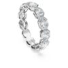 Octagon Band Ring Lab-Grown Diamonds 2.4 Ct Tw, Octagon Shape, 14K White Gold Octagon Band Ring Lab-Grown Diamonds 2.4 Ct Tw, Octagon Shape, 14K White Gold