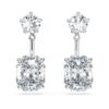 Octagon Earring Jackets Lab-Grown Diamonds 9.65 Ct Tw, Mixed Shapes, 18K White Gold Octagon Earring Jackets Lab-Grown Diamonds 9.65 Ct Tw, Mixed Shapes, 18K White Gold