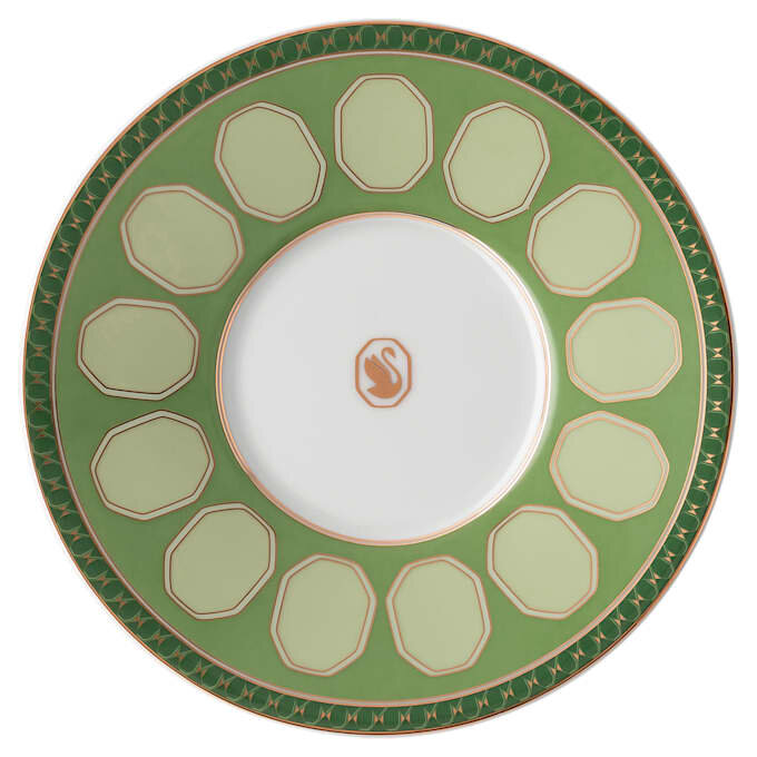 Signum Coffee Cup with Saucer Porcelain, Green Signum Coffee Cup with Saucer Porcelain, Green