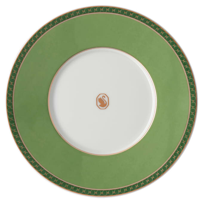 Signum Cup with Saucer Porcelain, Green Signum Cup with Saucer Porcelain, Green