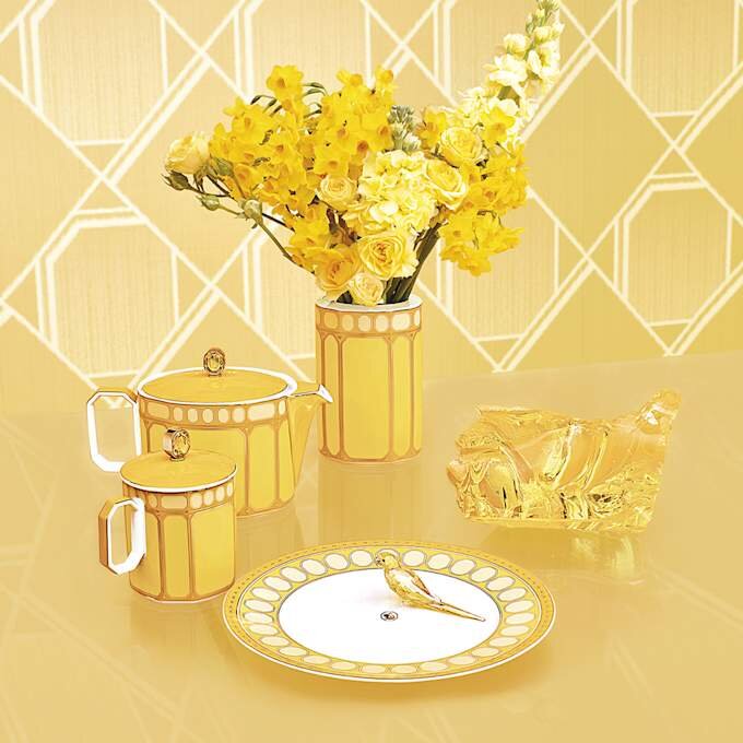 Signum Plate Set Porcelain, Medium, Multicolored Signum Plate Set Porcelain, Medium, Multicolored