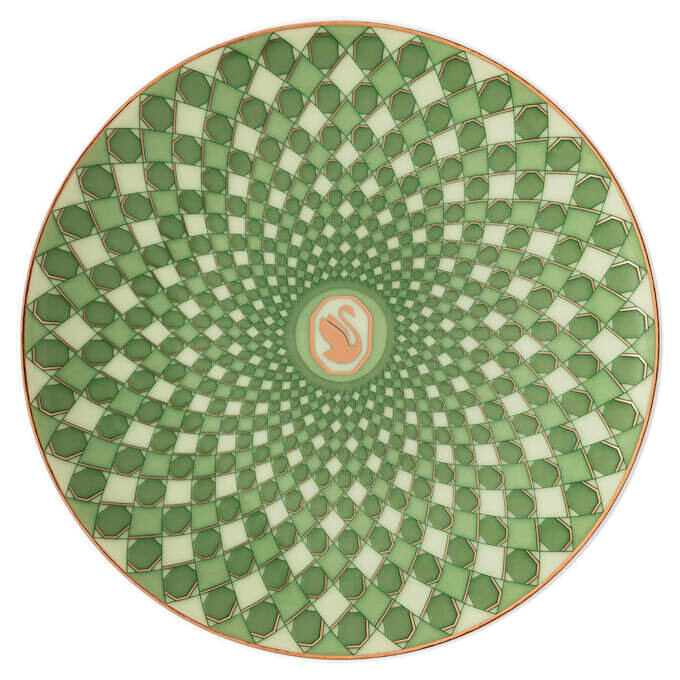 Signum Plate Porcelain, Small, Green Signum Plate Porcelain, Small, Green