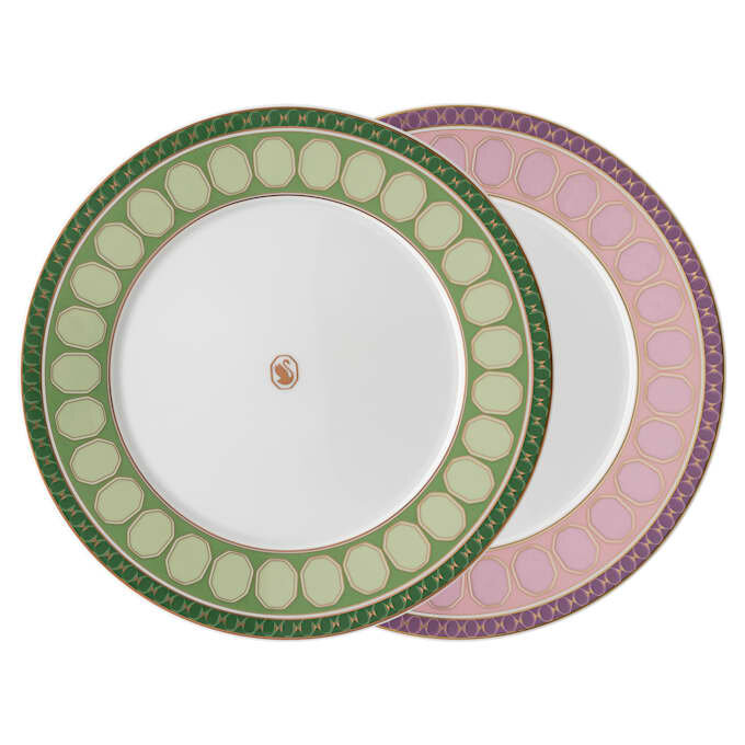 Signum Plate Set Porcelain, Medium, Multicolored Signum Plate Set Porcelain, Medium, Multicolored