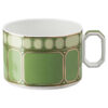 Signum Teacup with Saucer Porcelain, Green