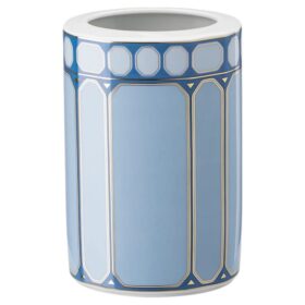Signum Vase Porcelain, Medium, Blue