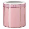 Signum Vase Porcelain, Wide, Pink Signum Vase Porcelain, Wide, Pink