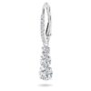 Stilla Attract Hoop Earrings Round Cut, White, Rhodium Plated Stilla Attract Hoop Earrings Round Cut, White, Rhodium Plated