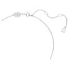 Stilla Pendant Pear Cut, White, Rhodium Plated Stilla Pendant Pear Cut, White, Rhodium Plated