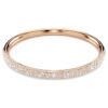 Sublima Bangle Snow Pavé, White, Rose Gold-Tone Plated Sublima Bangle Snow Pavé, White, Rose Gold-Tone Plated