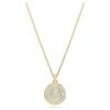 Sublima Layered Pendant White, Gold-Tone Plated Sublima Layered Pendant White, Gold-Tone Plated