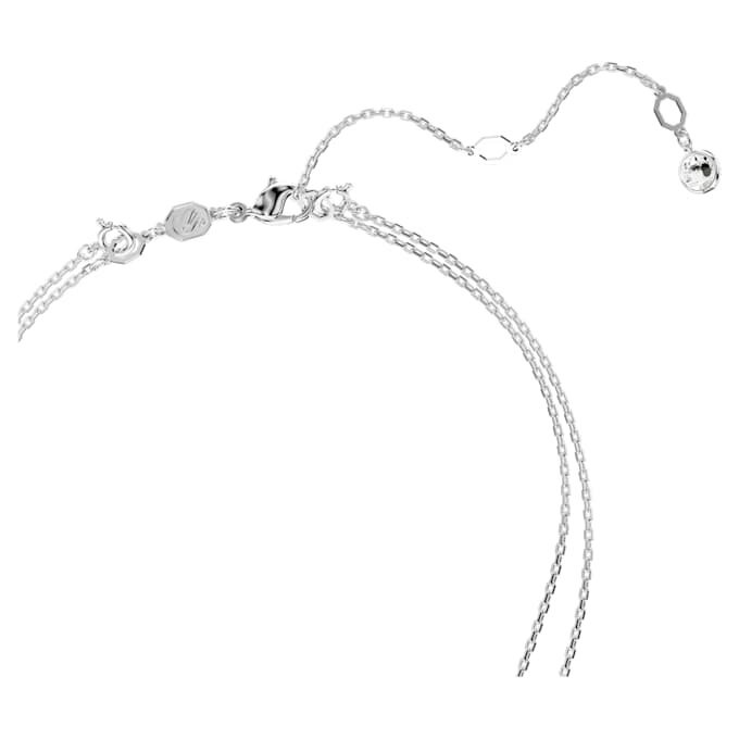 Sublima Layered Pendant White, Rhodium Plated Sublima Layered Pendant White, Rhodium Plated