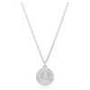 Sublima Layered Pendant White, Rhodium Plated Sublima Layered Pendant White, Rhodium Plated