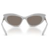Sunglasses Cat-Eye Shape, Silver Tone
