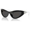 Sunglasses Cat-Eye Shape, Sk6046, Black Sunglasses Cat-Eye Shape, Sk6046, Black