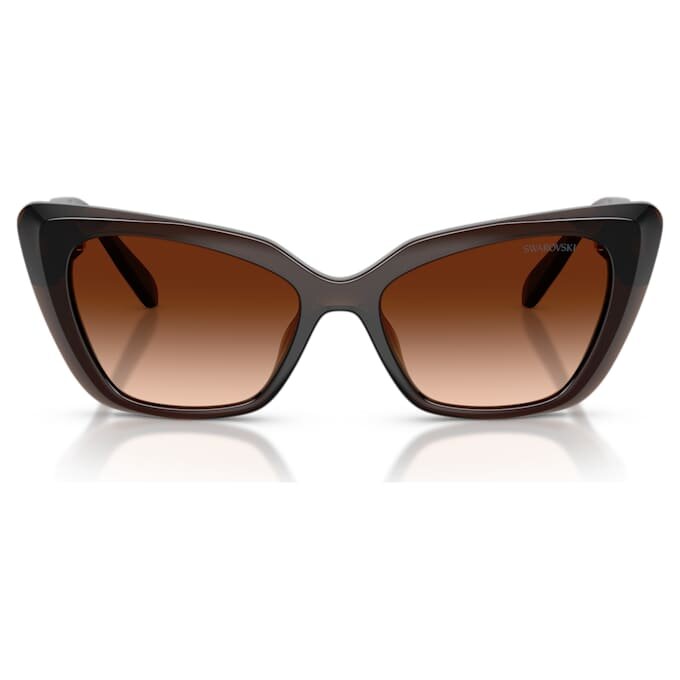 Sunglasses Cat-Eye Shape, Sk6047, Dark Brown Sunglasses Cat-Eye Shape, Sk6047, Dark Brown