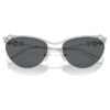 Sunglasses Oval Shape, Sk7017, Silver Tone