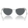 Sunglasses Oval Shape, Sk7017, Silver Tone