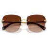 Sunglasses Square Shape, Sk7043, Brown