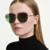 Sunglasses Square Shape, Sk7043, Green