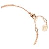 Swan Bangle Swan, Black, Rose Gold-Tone Plated