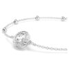 Una Angelic Bracelet Round Cut, White, Rhodium Plated Una Angelic Bracelet Round Cut, White, Rhodium Plated