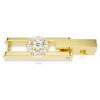 Una Angelic Extender Round Cut, White, Gold-Tone Plated