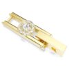 Una Angelic Extender Round Cut, White, Gold-Tone Plated
